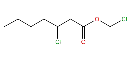 Chloromethyl 3-chloroheptanoate